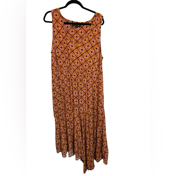 Eloquii Striped Maxi Rayon Dress Sz 20 - Picture 1 of 9